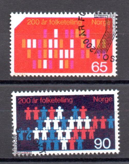 Noruega Año 1969 Nº Yvert 556/57 (o)